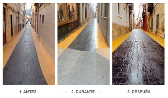 Pavimentos de Hormigón Gernika antes y después de suelo 